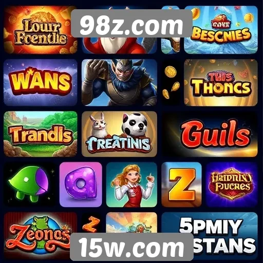 Jogos mais populares disponíveis no 98z.com